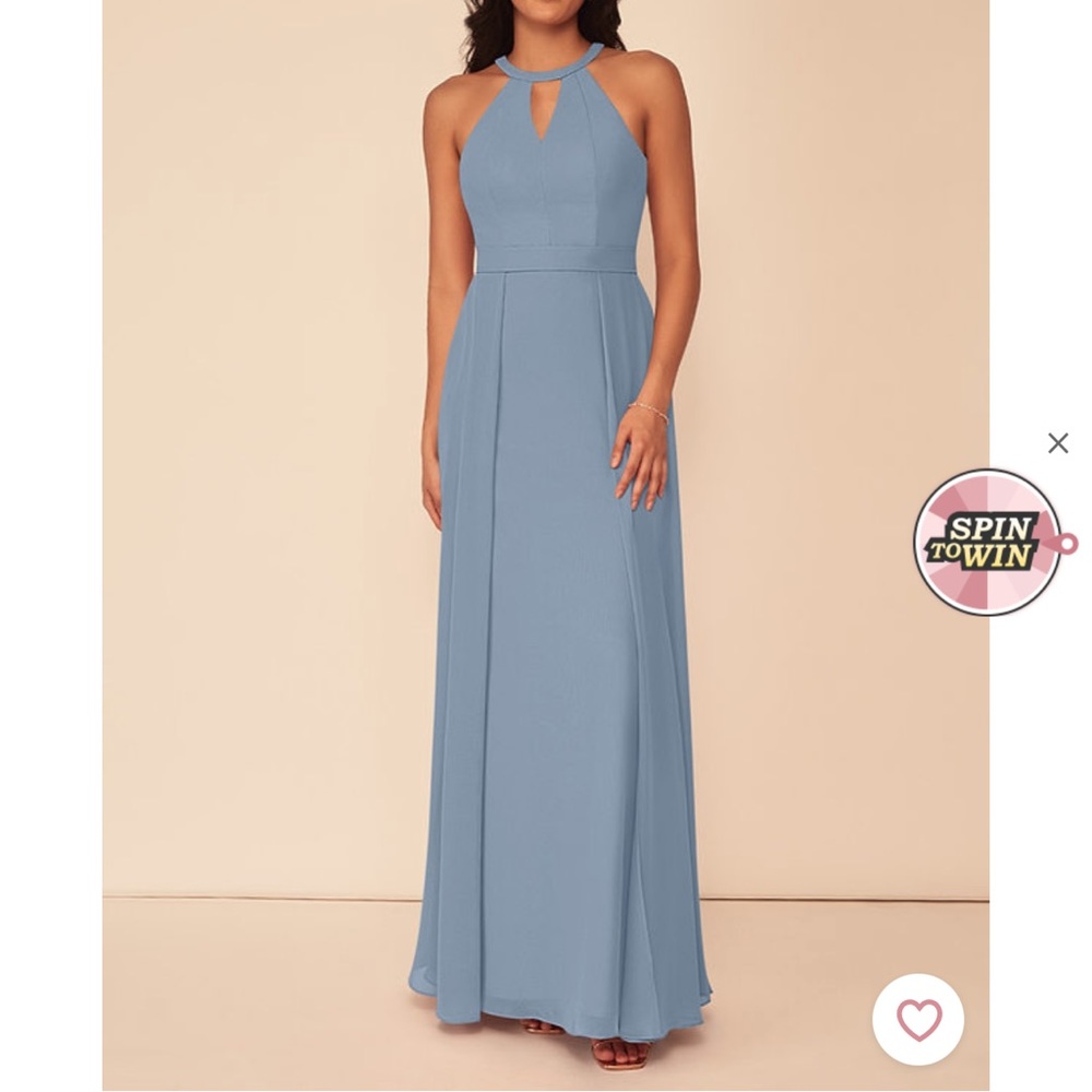 Azazie Melody Dusty Blue